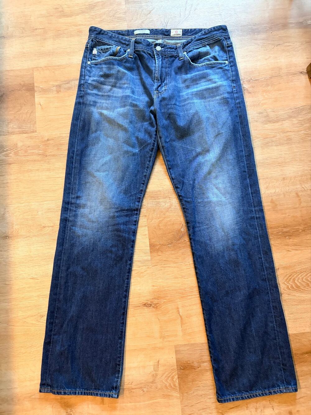 AG Adriano Goldschmied The Protege Straight Leg Jeans Men's Size 36 Made In USA